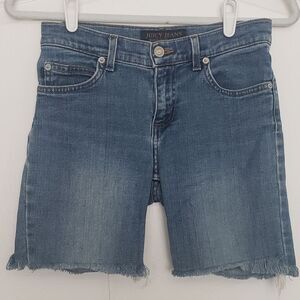 Juicy Jeans Denim Cut-off Shorts Sz 27 Y2K‎ Made in USA Beach Boho Casual